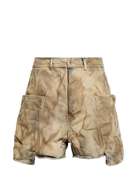 bermuda stefan cargo uomo polvere RICK OWENS DRKSHDW | DU01F4358 DST34